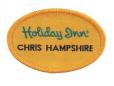 Embroidered badge holiday inn